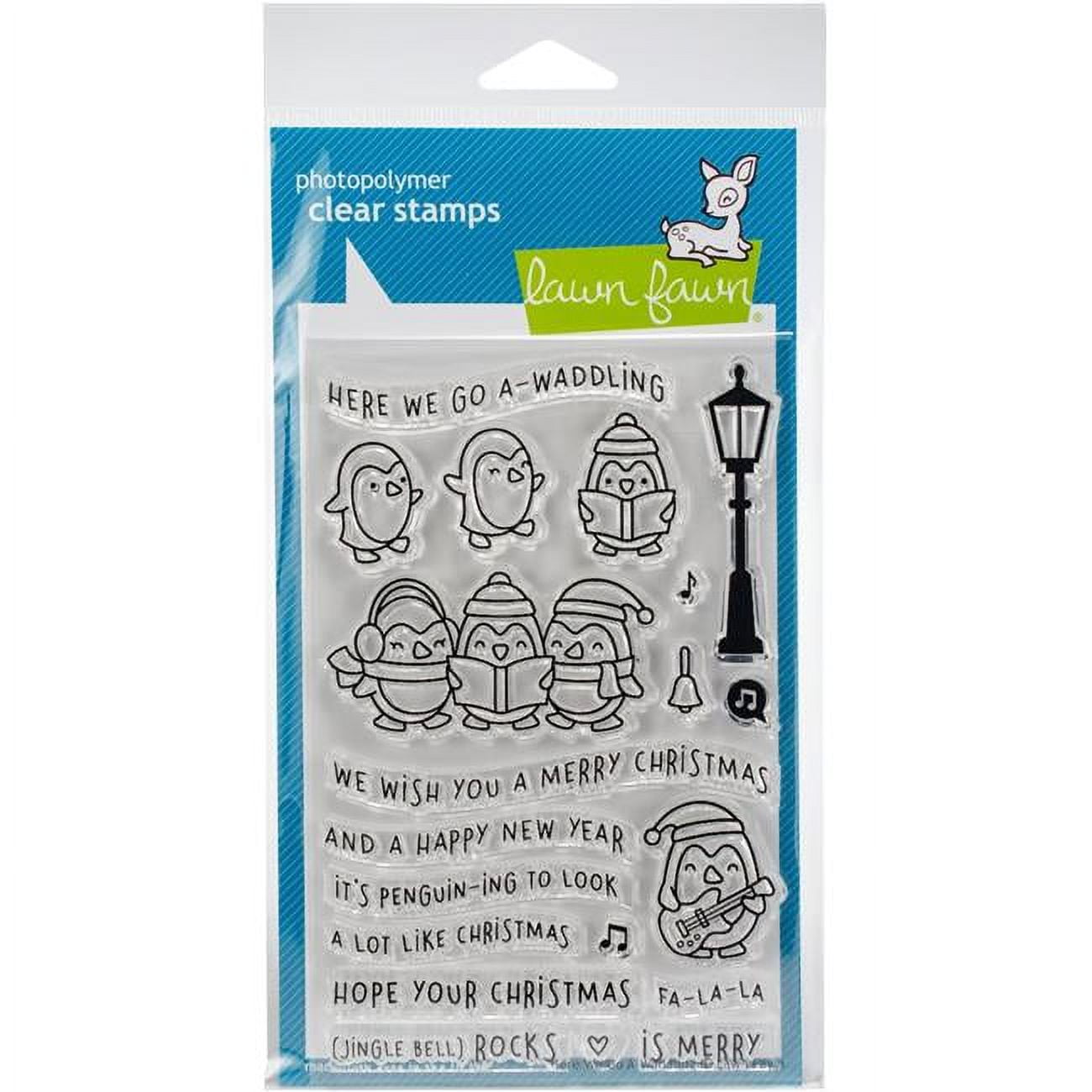 Lawn Fawn Lawn Cuts Dies - 'Here We Go A-Waddling' Craft Steel Dies For Die-Cutting Machines