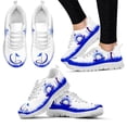 thumbnail image 1 of Lawn/Golf Course Design Fashion Sneakers Blue Comfortable Outdoor Sneakers Sports Activity Print Shoes Love Sneakers, 1 of 9