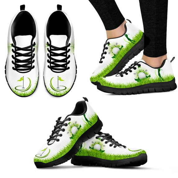 Lawn/Golf Course Design Fashion Sneakers Blue Comfortable Outdoor Sneakers Sports Activity Print Shoes Love Sneakers