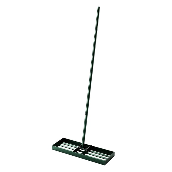 Lawn Leveling Rake 30", Heavy Duty Yard Leveler with 66.5" Handle for Uneven Lawns, Golf Course, Sand & Soil - Metal Rake for Smooth Backyard