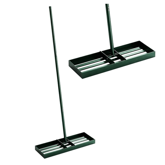 Lawn Leveling Rake 30 Inch - Heavy Duty Yard Leveler with 66.5" Handle for Lawn Repair, Golf Course, Sand & Soil Leveling, Garden Prep