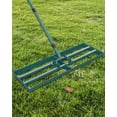 thumbnail image 1 of Lawn Leveling Rake, 30x10 Inch Lawn Leveler Tool with 78'' Adjustable Steel Handle, Durable Landscape Rake, Ease Level Soil Sand Dirt Surfaces,Ideal for Backyard, Garden, Golf Course, Pasture, 1 of 5