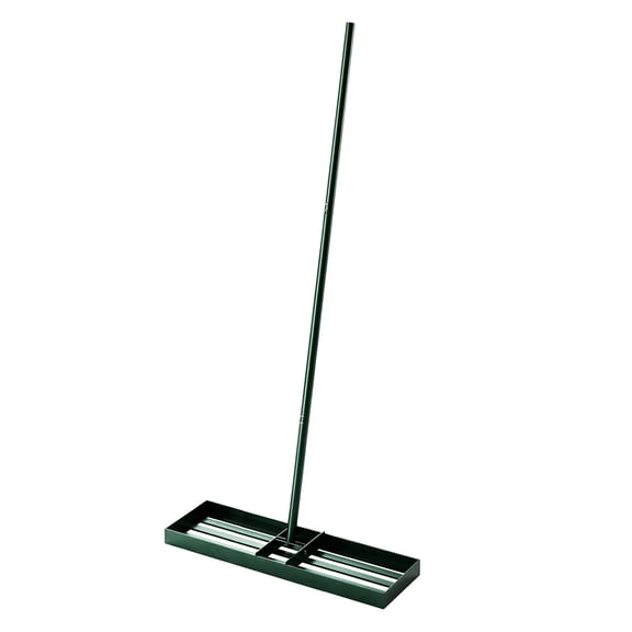 Lawn Leveling Rake 36 Inch, Yard Leveler with 66.5" Handle, Heavy Duty Metal Garden Rake for Leveling Soil, Sand, Golf Course, Backyard, Uneven Ground