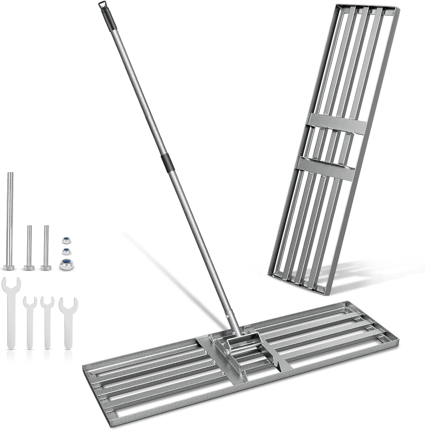Lawn Leveling Rake, 36 x10 inch Heavy Duty Lawn Leveler Tool with ...