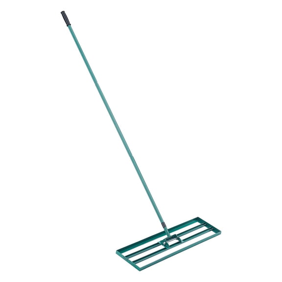 Lawn Leveling Rake 36x10 Inch Heavy Duty Leveler with 78 Inch Steel Extended Handle for Garden Golf Lawn and Farm