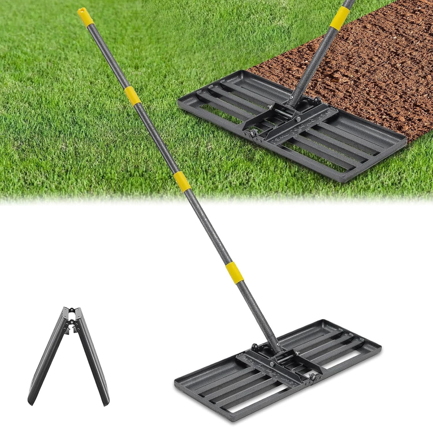 Reinforce Rake Lawn Leveling Rake, Heavy Duty 30