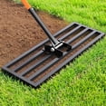 thumbnail image 1 of Yacona Lawn Leveling Rake, 30" x 10" Heavy Duty Garden Leveler Tool, with 78" Adjustable Handle, for Yard, Landscape, Farm, 1 of 7