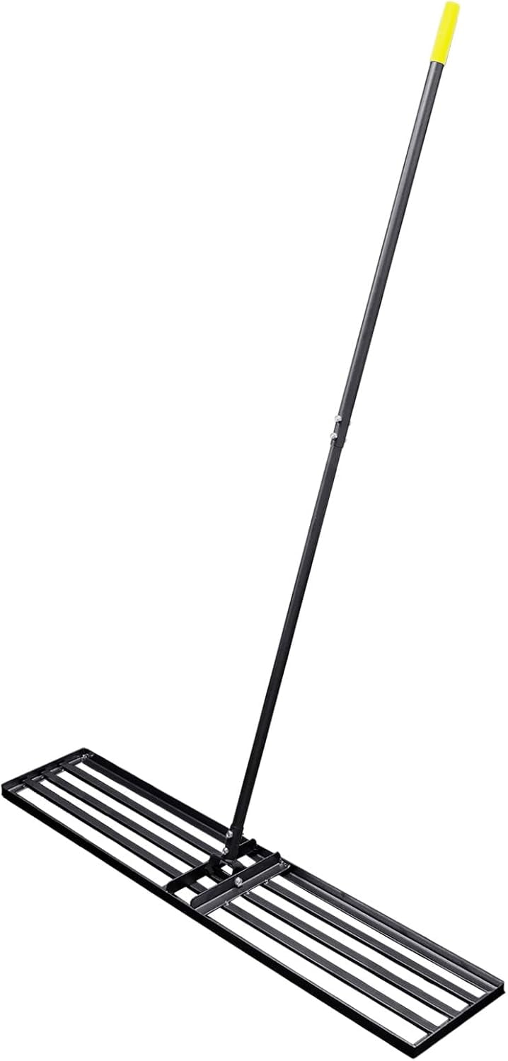 Lawn Leveling Rake - Heavy Duty Level Rake - 45-Inch Wide 69 Inch ...