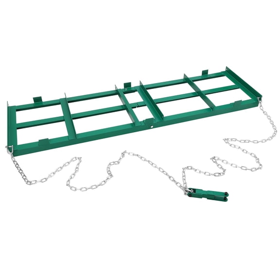 Lawn Leveling Rake Heavy-Duty Stainless Steel Leveler with Adjuatble Long Handle for High Chain ATV 48 inches Chain ATV