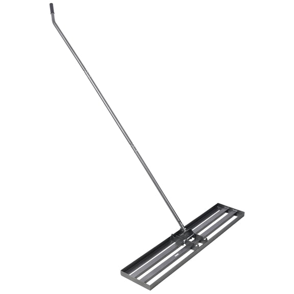 Lawn Leveling Rake for Yard Garden Golf Course, 48x10 Inch Steel Lawn Leveler with 7FT Handle, Effort Saving Lawn Level Tool for Ease Level Soil Sand Dirt Surfaces
