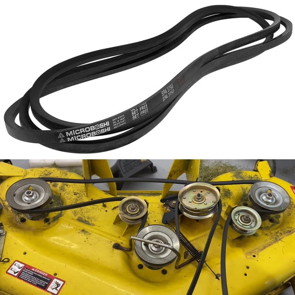 Lawn Mower 48" Deck Belt V-Belt Fits for GX21833 GX20571 48 inch Covered Deck Belt D140 D150 D160 L120 L130 LA130 LA140 LA145 LA155 LA165 X140 etc