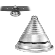 Lawn Mower Blade Balancer for Balances Blades After Sharpening, Metal Material Design Lawnmower Accessories, Compatible with Most Lawnmower Blades