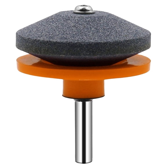 Lawn Mower Blade Sharpener Attachment for Power Drill Industrial Knife Grinder Head Sharpens Dull Rusty Blades 1-Piece Grinding Stone Tool