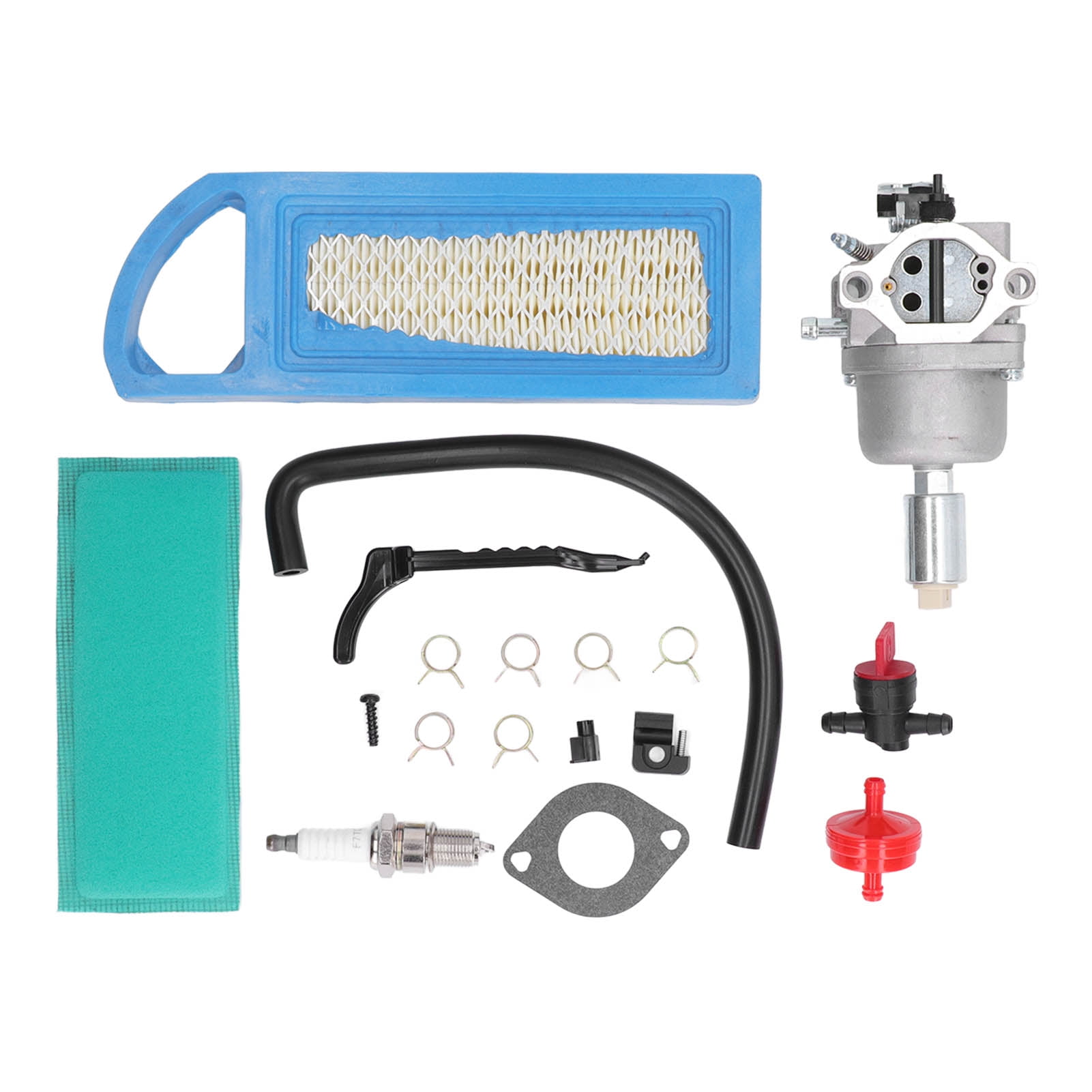 Lawn Mower Carburetor 792060 Metal Engine Carb with Spark Plug for 17