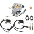 thumbnail image 1 of Lawn Mower Carburetor Ignition Coil Kit 16100-ZJ0-871 Fit for 18HP 20HP V-Twin Engines Honda GX610 GX620, 1 of 5