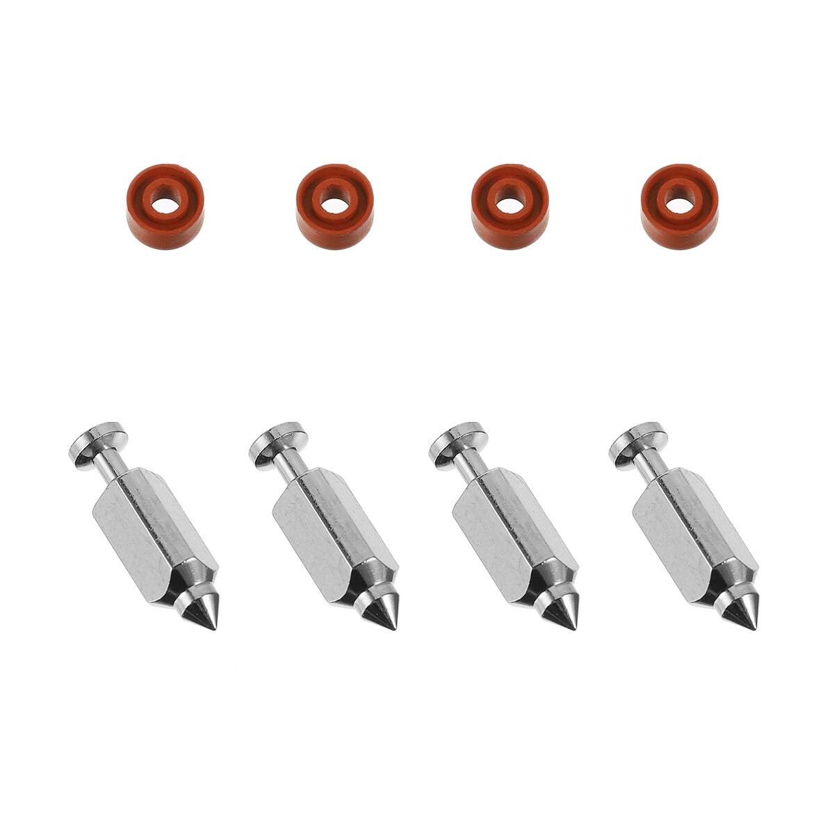 Lawn Mower Carburetor Needle Valve Seat Replacement Float Valves Kit