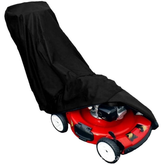 Lawn Mower Cover,76 x 44 x 20 Inch Waterproof Lawnmower Cover Outdoor Heavy Duty Lawn Mower Covers for Push Mower Storage,Black