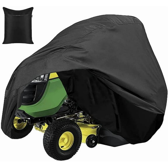 Lawn Mower Cover Waterproof Garden Ride-On Tractor Outdoor Storage Dust Snow Rip-resistant Riding Protector Covers (XS: 54x26x35in)