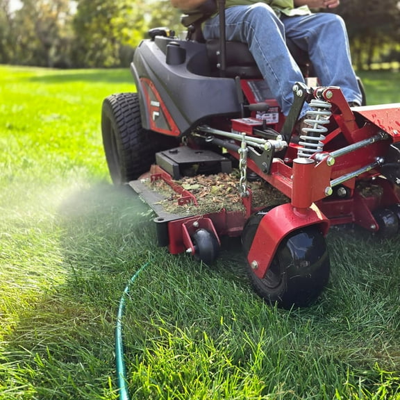 Lawn Mower Deck Cleaner - No More Scraping - Blast Away Grass Clippings with Water from a Garden Hose - Strong, All Metal Design with 13 Spouts