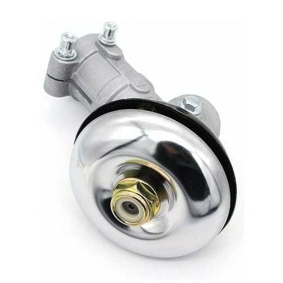 Lawn Mower Gear Head Universal Gearbox Replacement, Aluminum Alloy Steel 26mm Diameter Compatibility for Brush Cutter Trimmer, Outdoor Work Accessory Easy Installation Garden