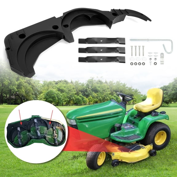 Lawn Mower Grass Mulching Attachment w/Blade For John Deere 54C 54X 54D #BM20827