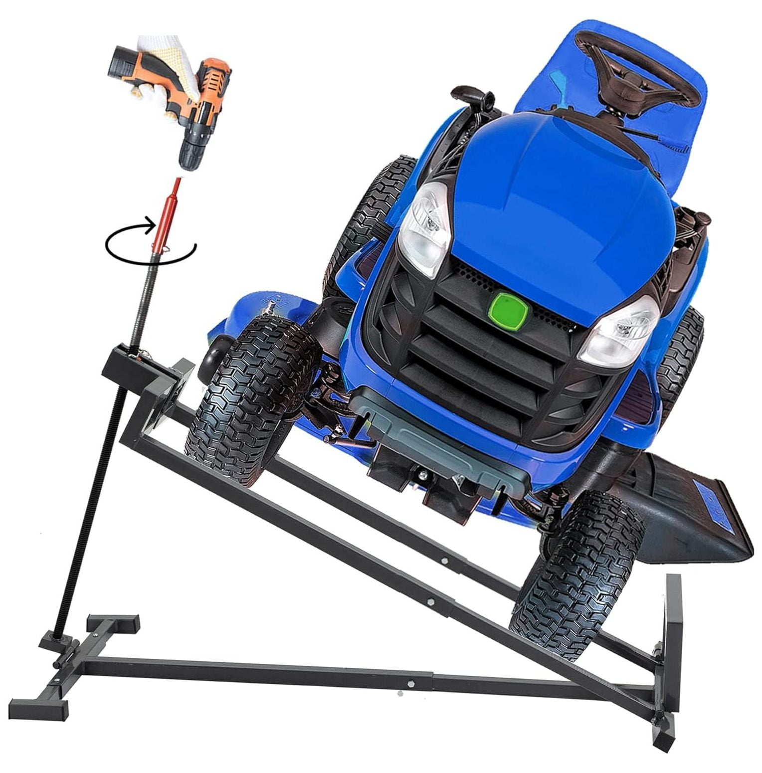 Ride on mower jack sale