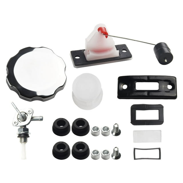 Lawn Mower Parts Fuel Gas Tank Generator Petcock Filter Gauge Cap