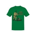 thumbnail image 1 of Lawn Mower Retro Graphic Men's T-shirt, 1 of 3