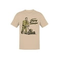 thumbnail image 1 of Lawn Mower Retro Graphic Men's T-shirt, 1 of 3
