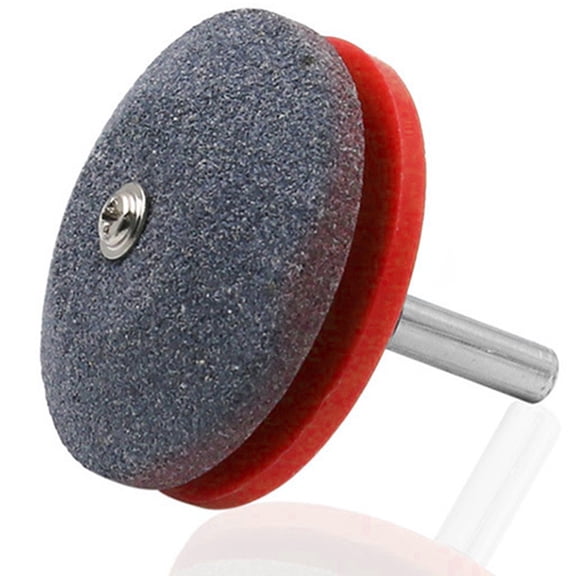 Lawn Mower Sharpener Mower Lawn Mower Blade Sharpener Universal Sharpener Grinder Wheel Stone for Power Drill Hand Drill 1/4 Inch Shank