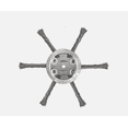 thumbnail image 1 of Lawn Mower Steel Wire Grass Trimmer Head – Universal Brush Cutter & Weed Eater Replacement Head, 1 of 5