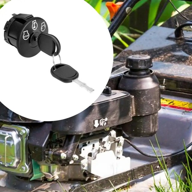 Lawn Mower Tractor Ignition with Key Mower Button