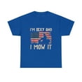 thumbnail image 1 of Lawn Mowing Shirt - Landscaping I'm Sexy And I Mow It Flag Tshirt, 1 of 2