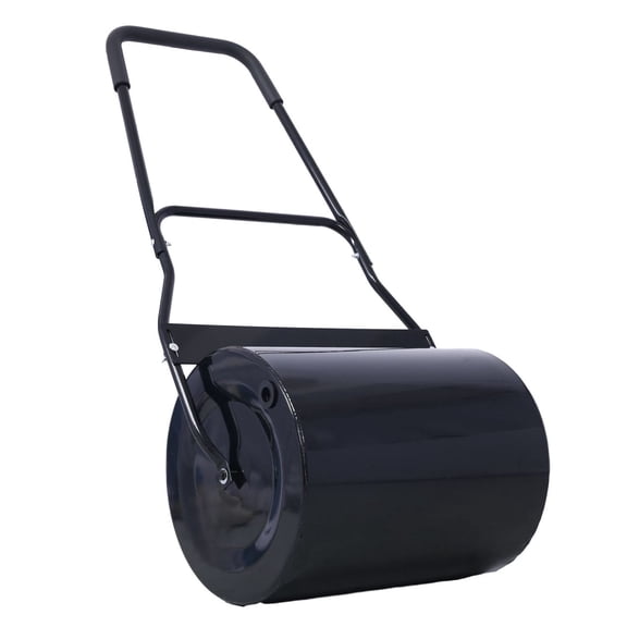 Lawn Roller 16 Gallon Tow Behind Sod Drum Water/Sand Filled - Garden Yard Park Tool for Smooth Lawns