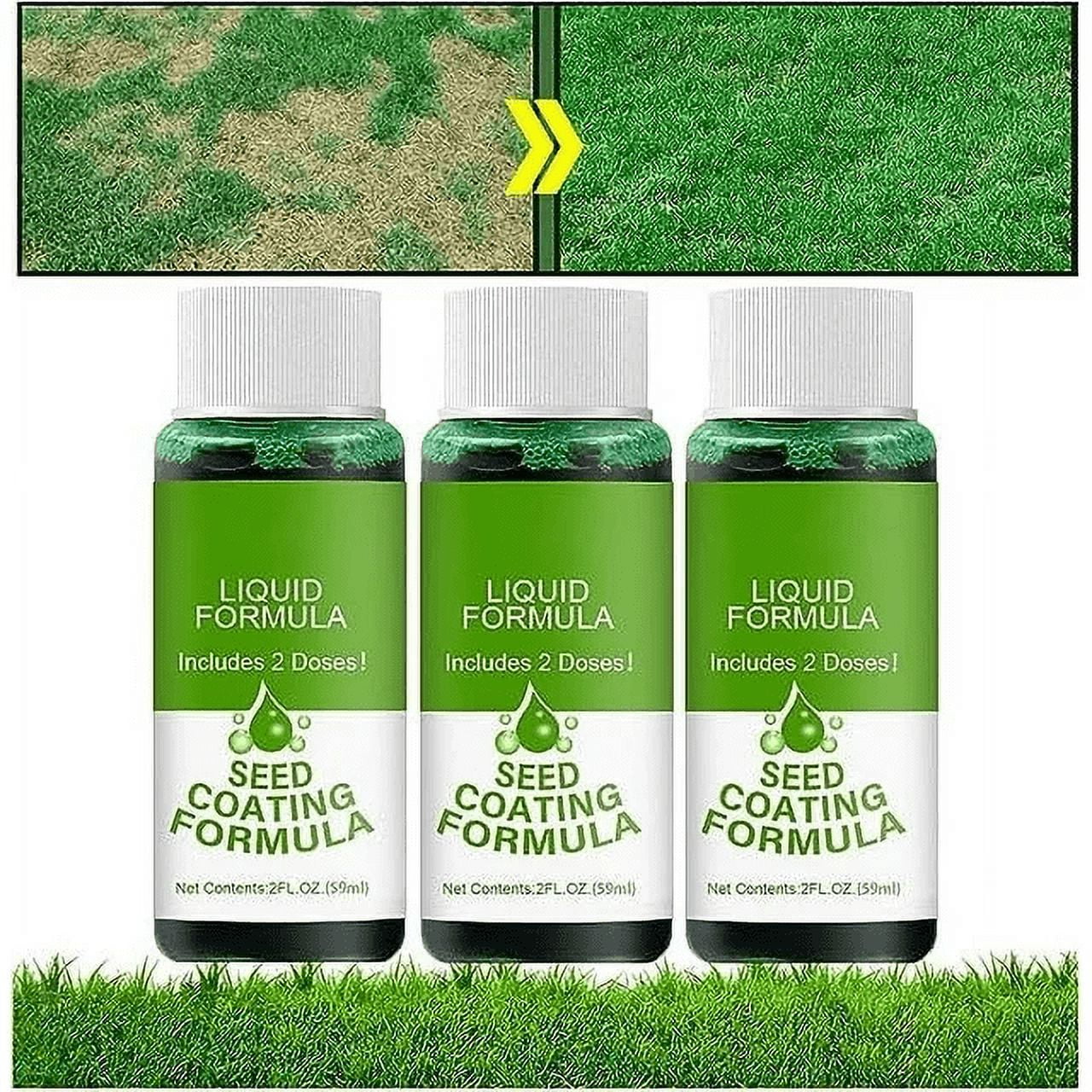 Lawn Solution, Cowboy Green Grass Seed Spray,Liquid Hot Liquid Seeding