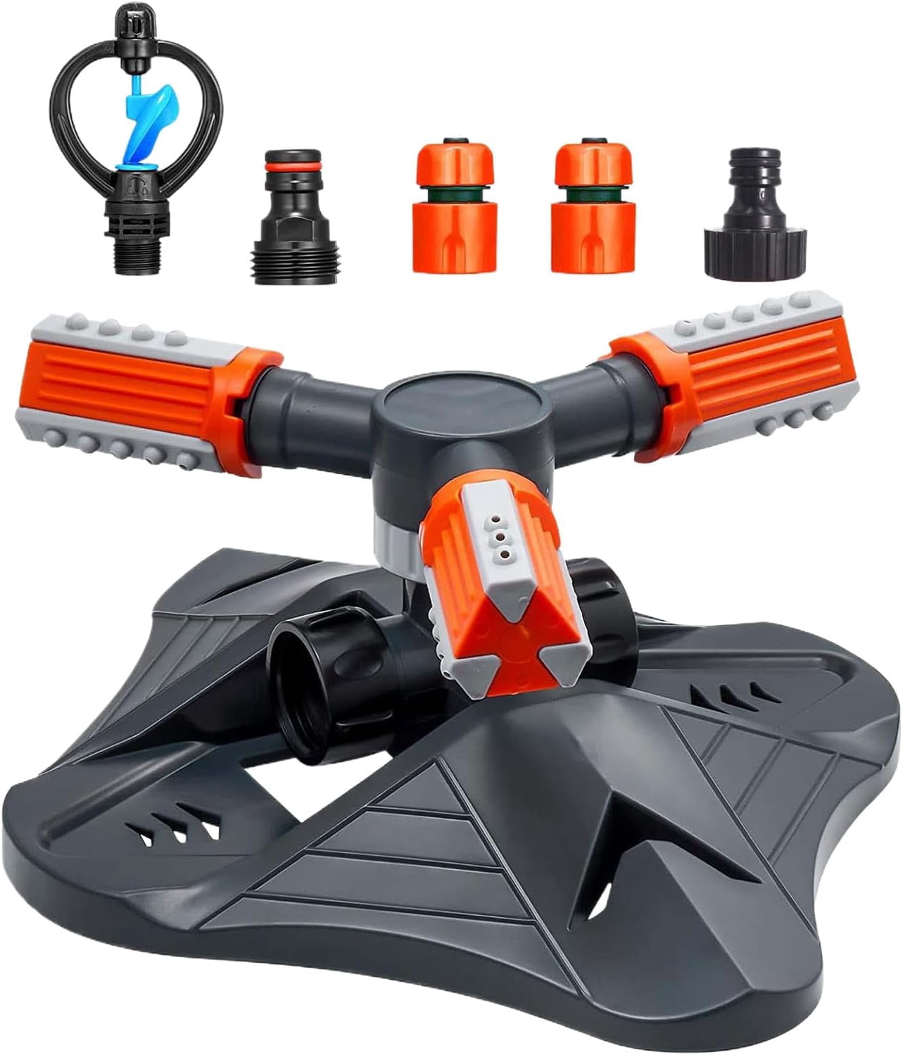 Lawn Sprinkler Sprayer - 360 Rotating Irrigation, Automatic Garden with Flower Bed, Kids Pets with Greenhouse Nursery, Garden Sprayer, Vegetable Patch Lawn Sprinkler for Kids Pets Playing