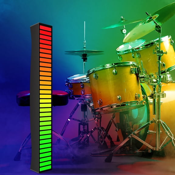 Lawn Supplies Light Sound Reactive LED Light Bar RGB Colorful APP Control Audio Music Rhythm Dynamic Strip Light for Car Gaming PC TV Room