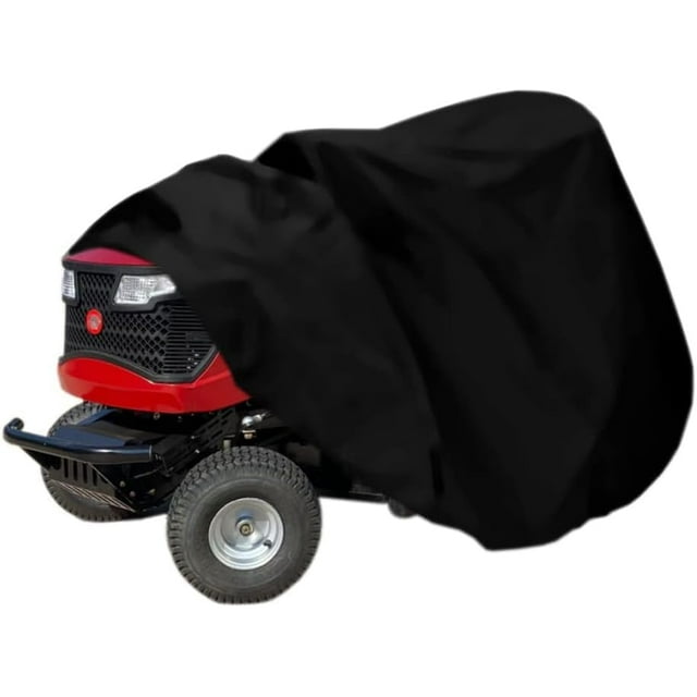 Lawn Tractor Cover，Waterproof Dustproof Riding Mower Cover Lightweight UV Protection Riding Lawn