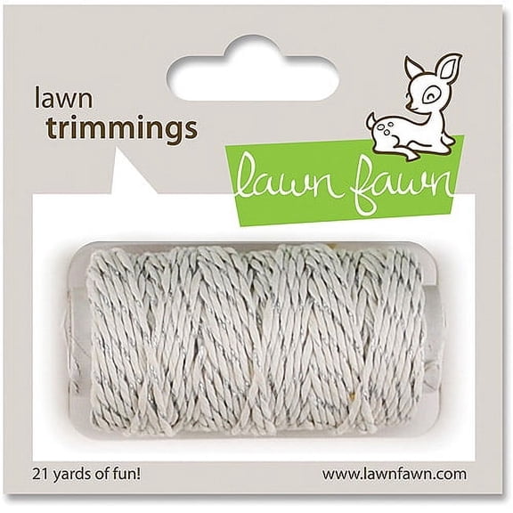 Lawn Fawn Lawn Trimmings Cord Sparkle Silver