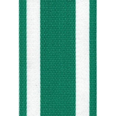 Green and White Stripe