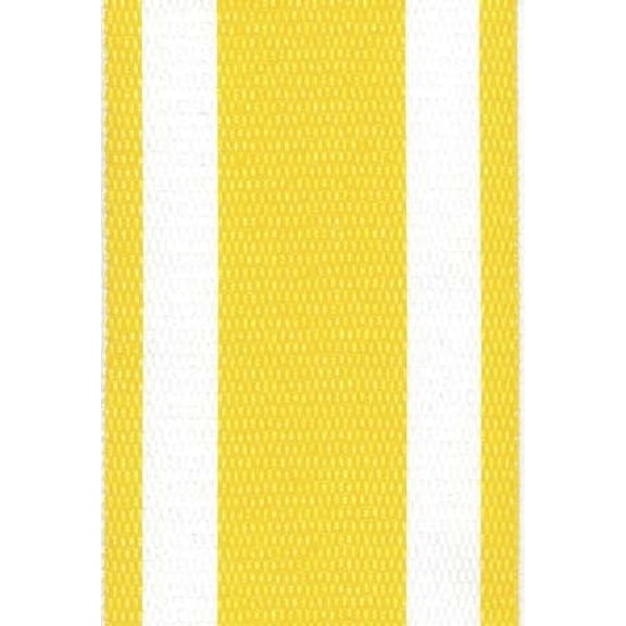 Lawn chair USA | Yellow and White Webbing | Crafted from UV-resistant polypropylene | Durable straps offer stylish replacement options for your outdoor seating | Long-lasting comfort and support