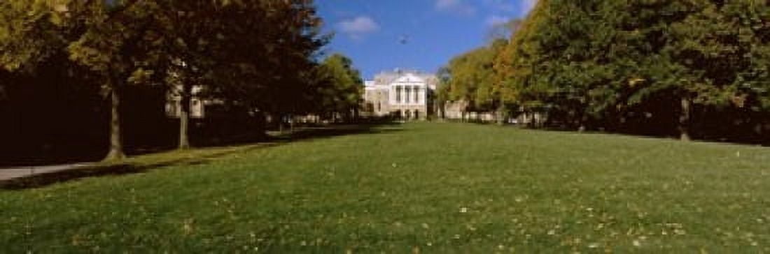 Lawn in front of a building Bascom Hall Bascom Hill University of Wisconsin Madison Dane County Wisconsin USA Canvas Art - Panoramic Images (18 x 6)