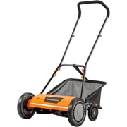 LawnMaster LMRM1801 Push Reel Mower 18-Inch 5-Blade