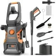 thumbnail image 1 of LawnMaster LT506-2000A 2300 at 1.4 13 120V Electric Cold Pressure Washer, Includes Hub Brush, 1 of 8