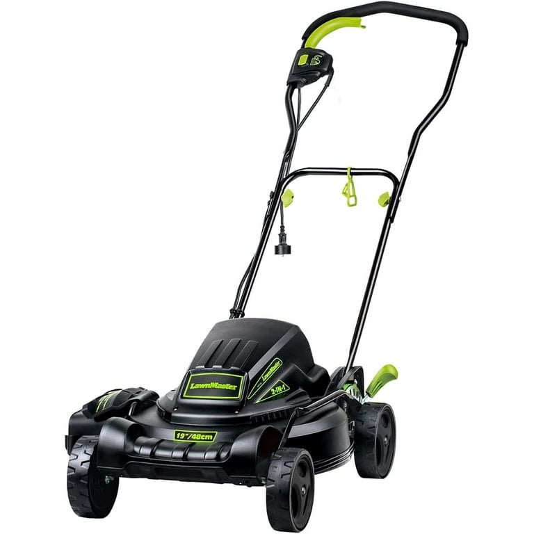 Lawnmaster 18 in. 10 Amp 2-in-1 Walk Behind Corded Electric Push Mower with Mulch and Side Discharge Lawnmaster 18 in. 10 Amp 2-in-1 Walk Behind Corded Electric Push Mower with Mulch and Side Discharge