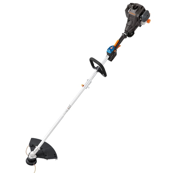 LawnMaster NPTGSP2517A No-Pull Gas Grass Trimmer with Electric Start 25cc 2 Cycle, 17 inch