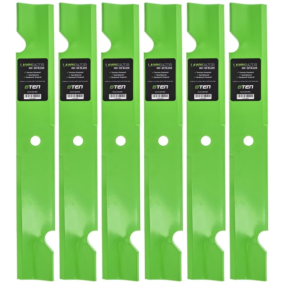 LawnRAZOR Notched Medium Lift Mower Blade for Exmark Lazer Z 103-6584 6 Pack 810-CBL2245D