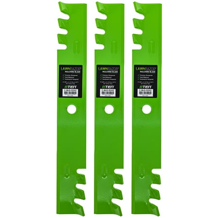 LawnRAZOR Blade for Cub Cadet 50 inch 01010168-X Toothed 3 Pack 810-CBL2464D
