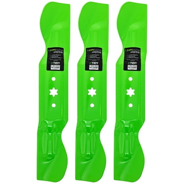 LawnRAZOR Blade for Cub Cadet Ultima 60 inch Deck 742-05620Notched High Lift 3 Pack 810-CBL2645D