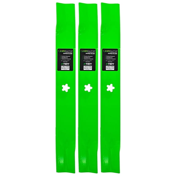 LawnRAZOR Blade for EZ 6124 MZ 61 6125 6128 MZT61 CZT61 61" Deck 539113312 510417901 (High Lift) 3 Pack